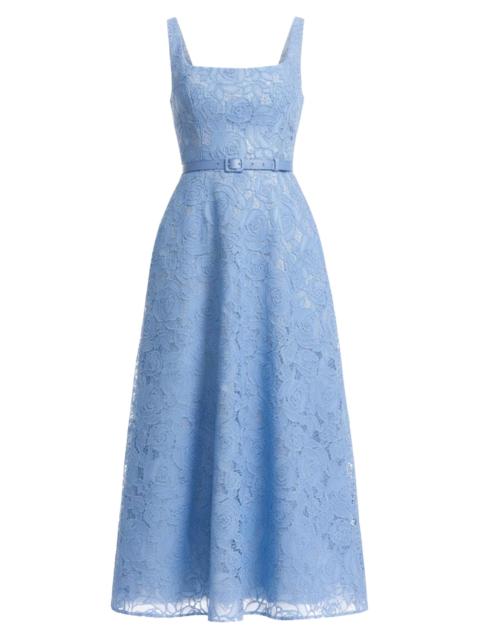 Dress The Population Women's Shelby Lace Midi-Dress - Sky