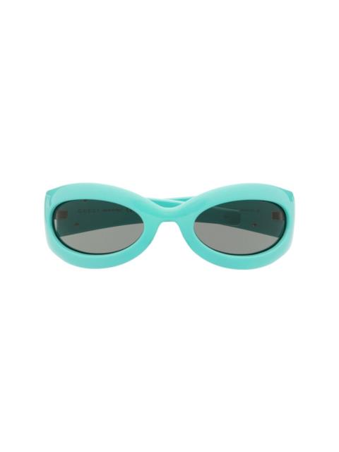 GUCCI Blondie geometric-frame sunglasses