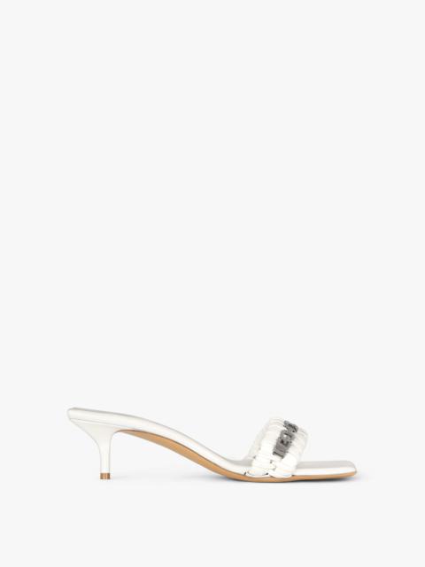 Givenchy G WOVEN SANDALS IN LEATHER