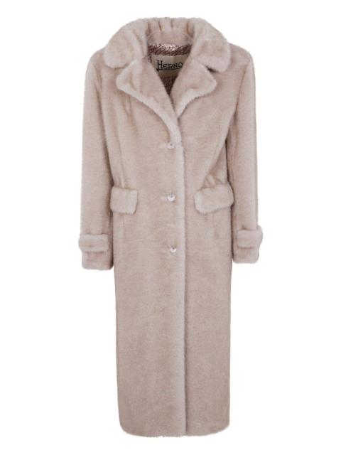 Herno buttoned flap-pocket coat