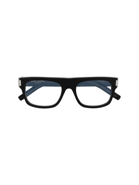 SAINT LAURENT rectangular-frame glasses