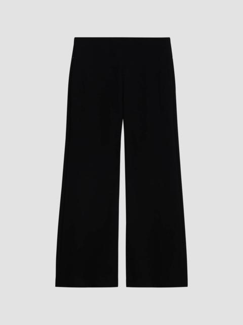 Theory Women's Knit Wide-Leg Pants - Black