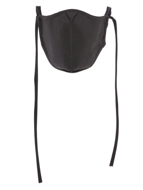 Rick Owens Logo-Embroidered Organic Cotton Face Mask