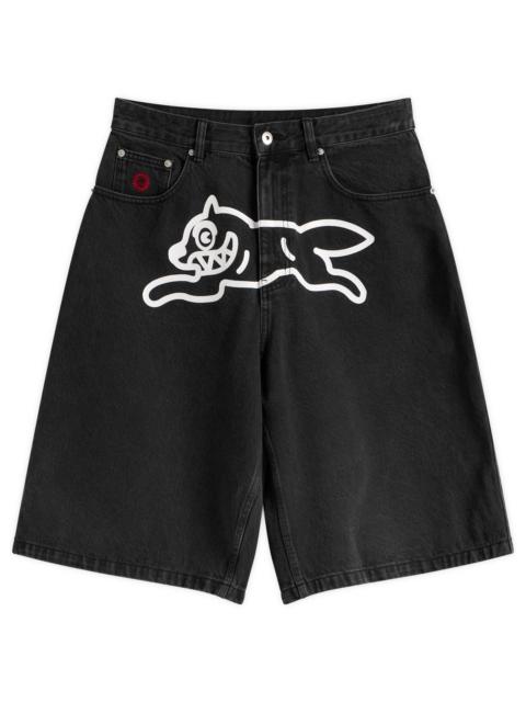 ICECREAM ICECREAM Running Dog Triple Scoop Denim Shorts