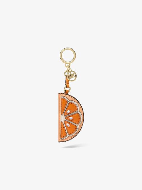 MICHAEL KORS Orange Bag Charm