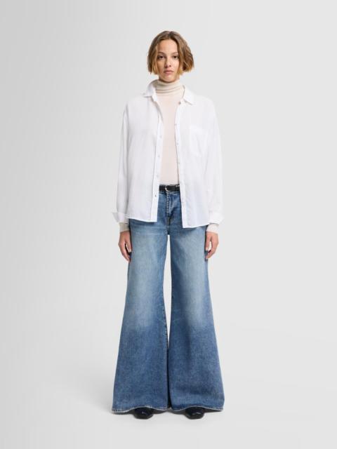 7 For All Mankind Willow Palazzo Wide Leg in Debut