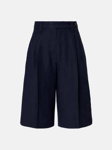 Brunello Cucinelli Monili twill Bermuda shorts