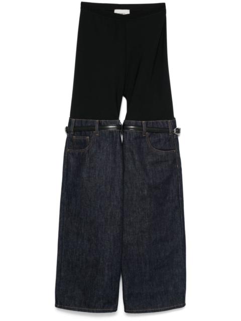 COPERNI flared panelled trousers