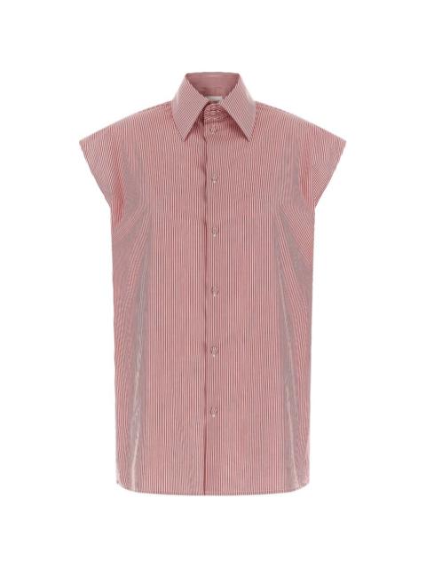 armarium Malik striped pointed-collar shirt