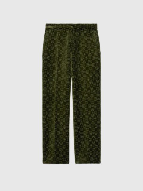 GUCCI Gucci 100 Horsebit jacquard pant