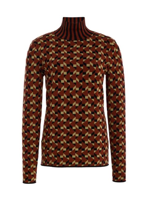 ZANKOV Merino Wool Turtleneck multi