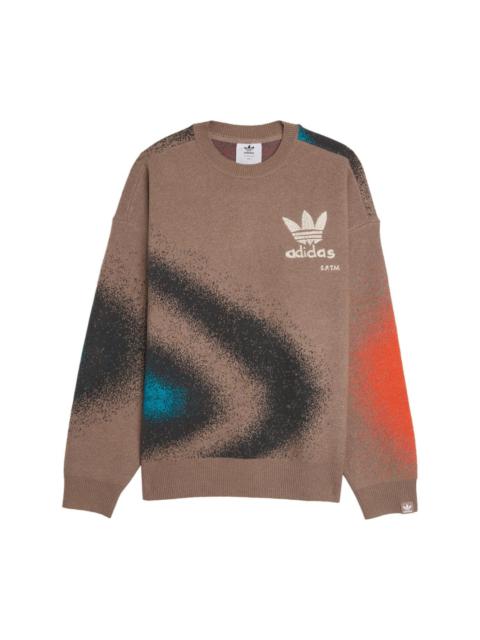 x SFTM abstract-print sweatshirt