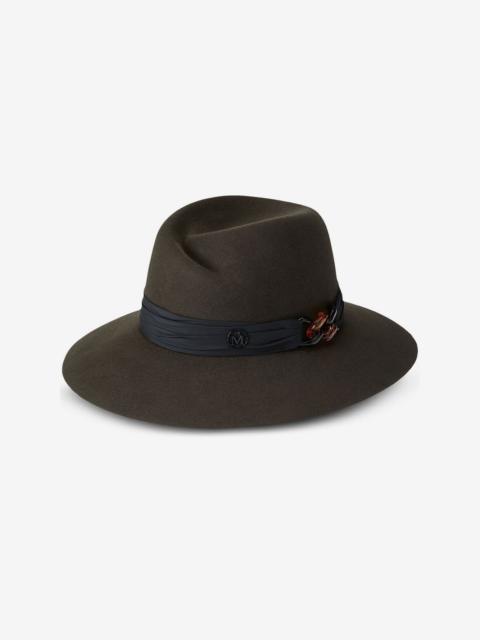 MAISON MICHEL Virginie wool-felt fedora hat