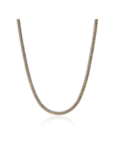 JOHN HARDY Icon Necklace, Reversible, Gold, Sterling Silver, 5MM