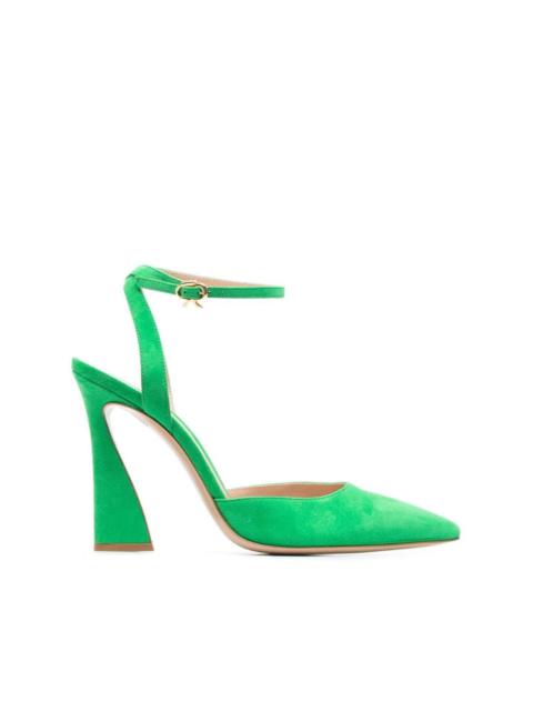 Aura D'Orsay 80mm suede pumps