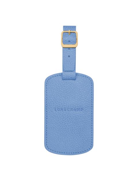 Longchamp Le Foulonné Luggage tag Cloud Blue - Leather