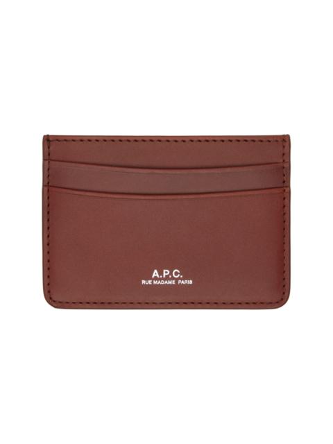 A.P.C. Brown André Card Holder