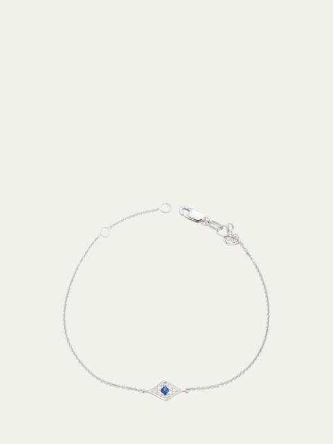 SYDNEY EVAN Mini Diamond Evil Eye Bracelet