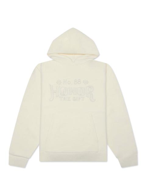 HONOR THE GIFT ART KNIT HOODIE - BONE