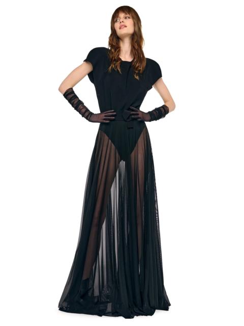 NORMA KAMALI CAP SLEEVE BOMBER BODYSUIT