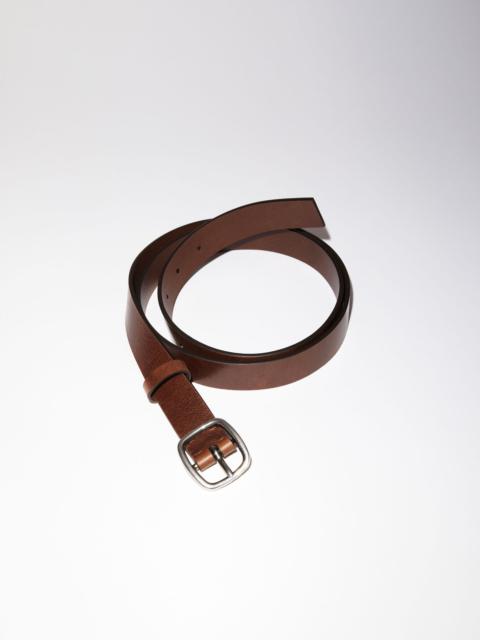 Acne Studios Classic leather belt - Brown