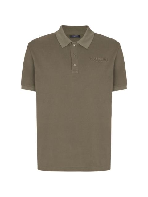 Balmain logo-detail polo shirt