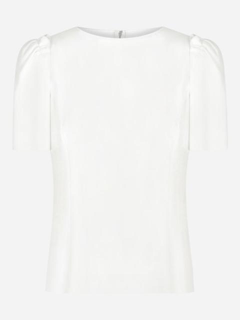 Dolce & Gabbana Short-sleeved cady top
