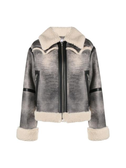STAND STUDIO Lessie faux-shearling jacket