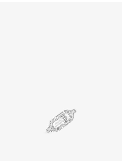 MESSIKA Move Uno Pave 18ct Gold And 0.25ct Diamond Single Ear Clip