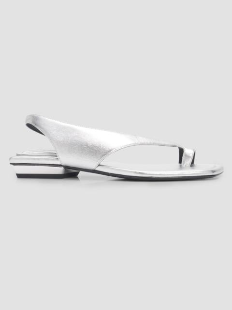 rag & bone Women's Liv 20MM Leather Sandals - Silver