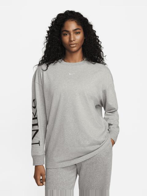 Women's Nike Sportswear Oversized Long-Sleeve Top