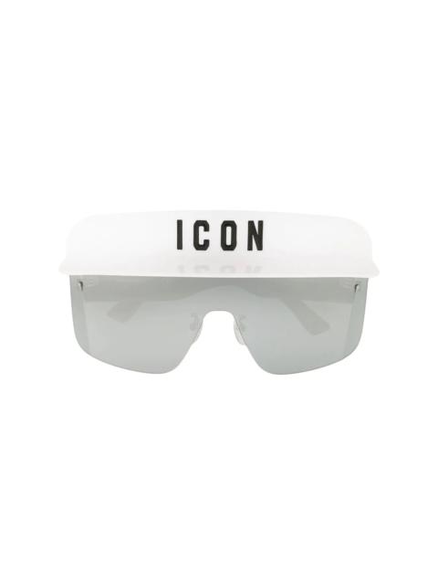 DSQUARED2 logo-print pilot-frame sunglasses