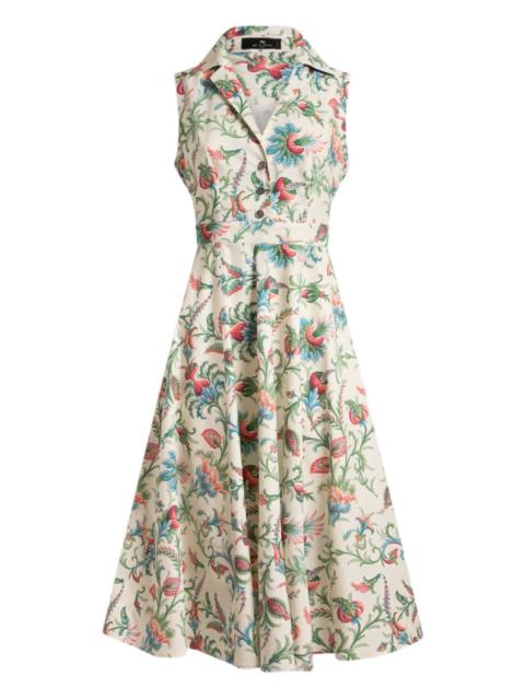Etro floral-print midi dress