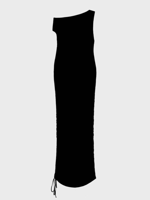 Blumarine LONG JERSEY DRESS WITH DRAPING