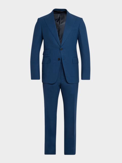 TOM FORD Men's Shelton Wool Sharkskin Two-Piece Suit