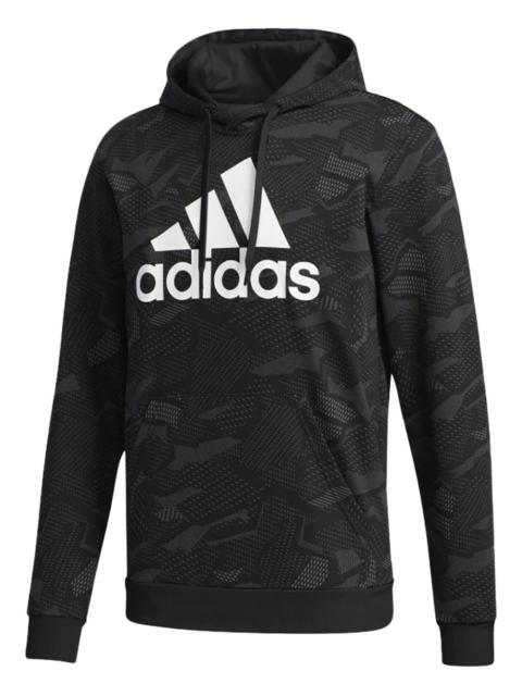 adidas logo-print hoodie