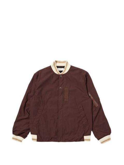 Universal Works NS striped-trim bomber jacket