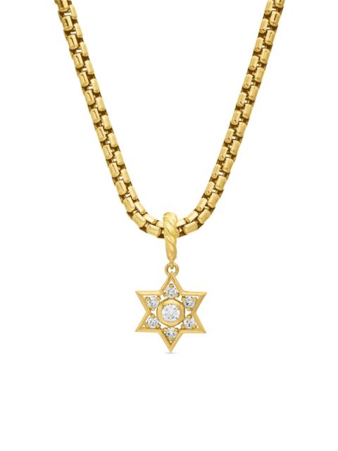 DAVID YURMAN Women's Star Of David Pendant In 18K Yellow Gold With Diamonds - Diamond