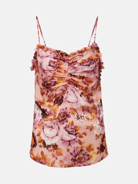 Chloé Floral silk top