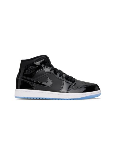 Jordan Black Air Jordan 1 Mid SE Sneakers