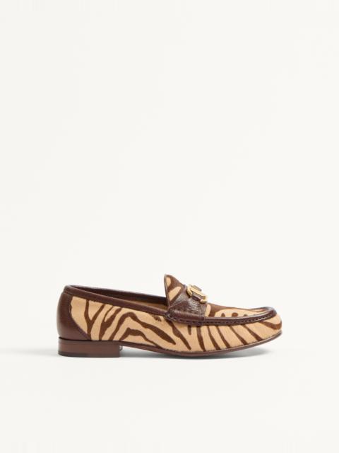 Valentino VLOGO SIGNATURE PONY-EFFECT CALFSKIN LOAFER 20MM