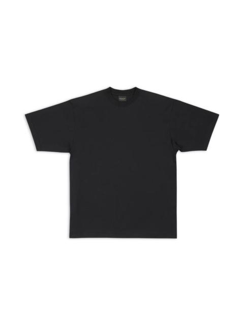 Men's Care Label T-shirt Medium Fit in Black