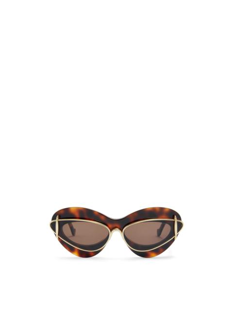 Loewe Cateye double frame sunglasses in acetate and metal
