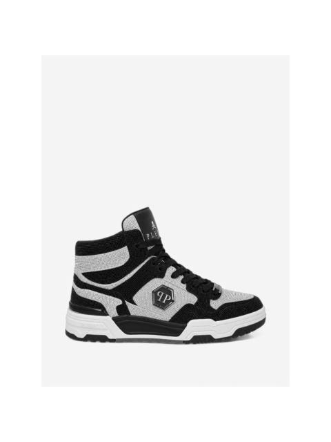 PHILIPP PLEIN mid-top Predator V2 Strass sneakers
