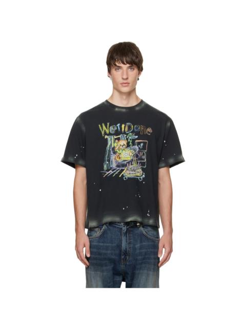 We11done Gray Anniversary Teddy T-shirt