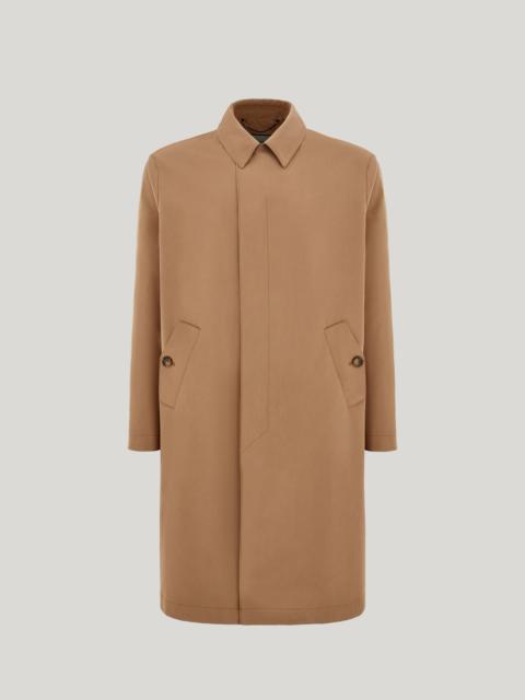 Canali CAMEL COTTON BLEND RAINCOAT