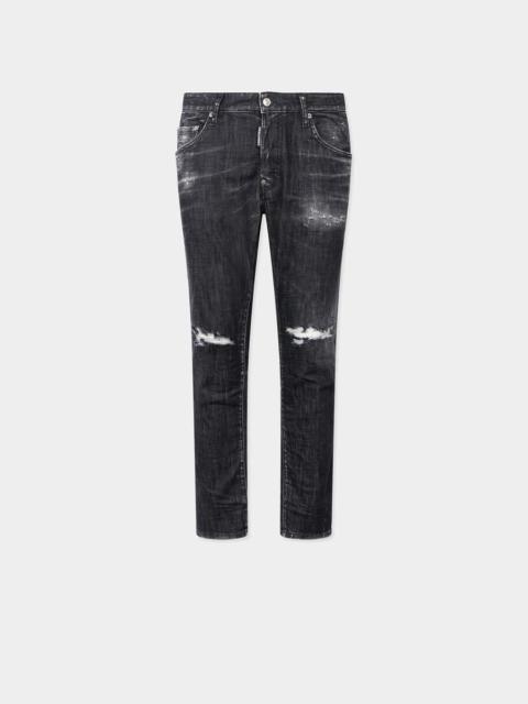 DSQUARED2 BLACK WASH SKATER JEANS
