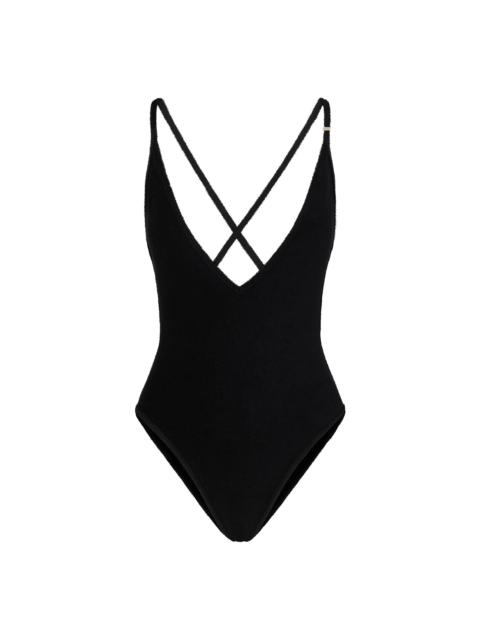 THE ATTICO BLACK ONE PIECE