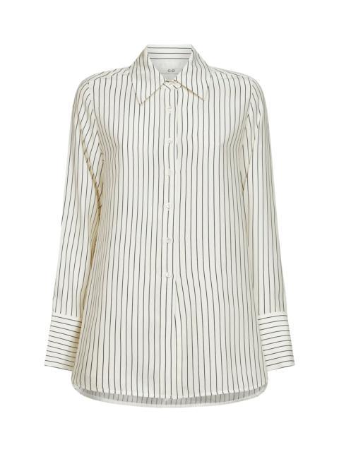 CO Striped silk shirt