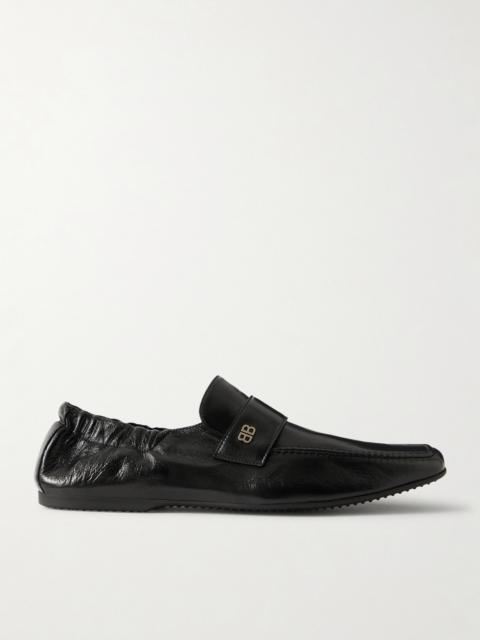 BALENCIAGA Lambskin Palermo Loafers